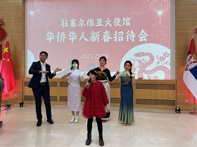 招待會(huì)現(xiàn)場(chǎng)表演。諾維薩德孔子學(xué)院供圖