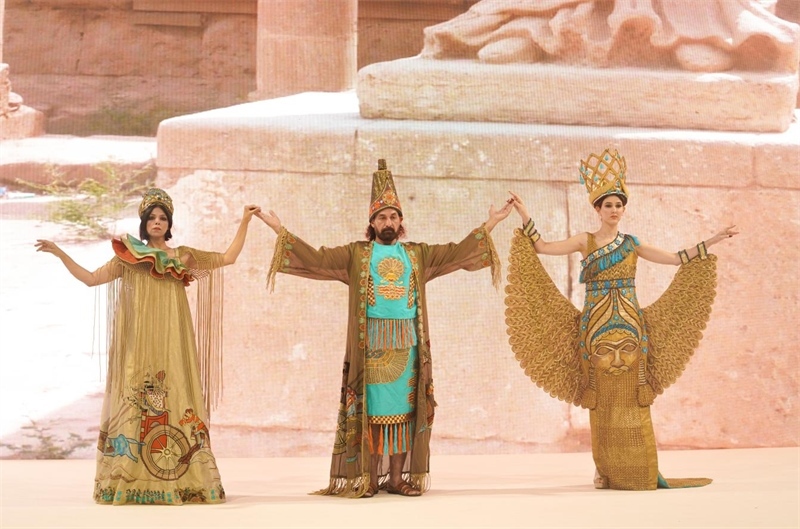 伊拉克時尚館去年9月舉辦的時裝展一景。伊拉克時尚館供圖