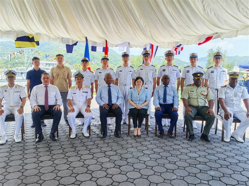 儀式現(xiàn)場(chǎng)。中國(guó)駐塞舌爾大使館供圖