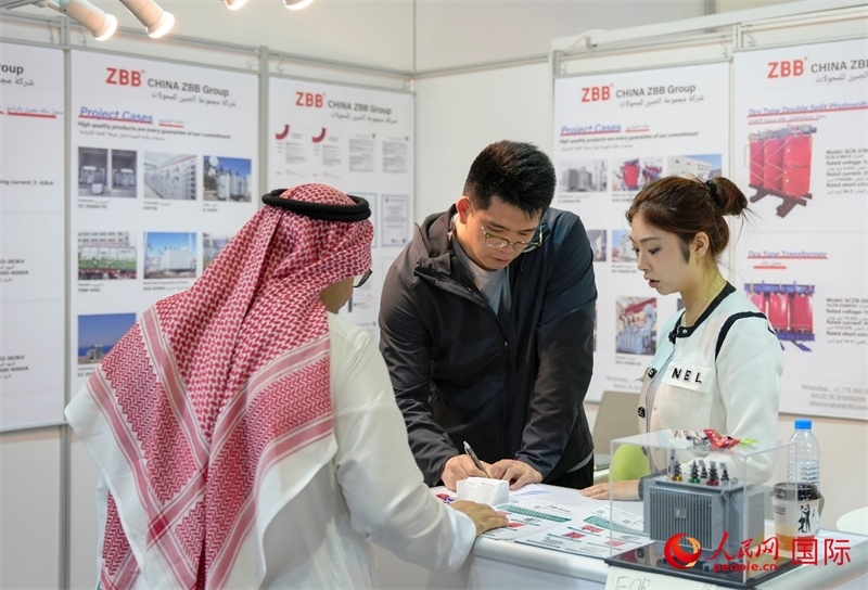 展會現(xiàn)場。人民網(wǎng) 塔里克·易卜拉欣攝