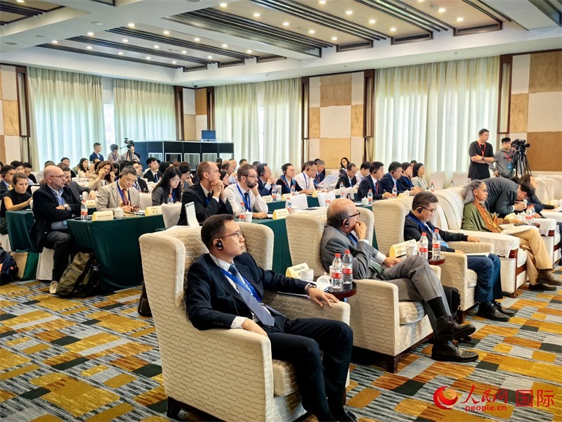 “通往COP30之路：中巴植樹造林和碳匯合作研討活動(dòng)”現(xiàn)場(chǎng)。人民網(wǎng)記者 符園園攝