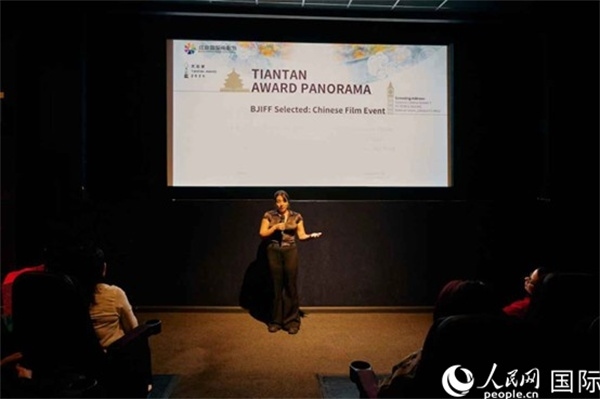 天壇映像全球巡展·倫敦站放映現(xiàn)場(chǎng)。楊浩鵬攝